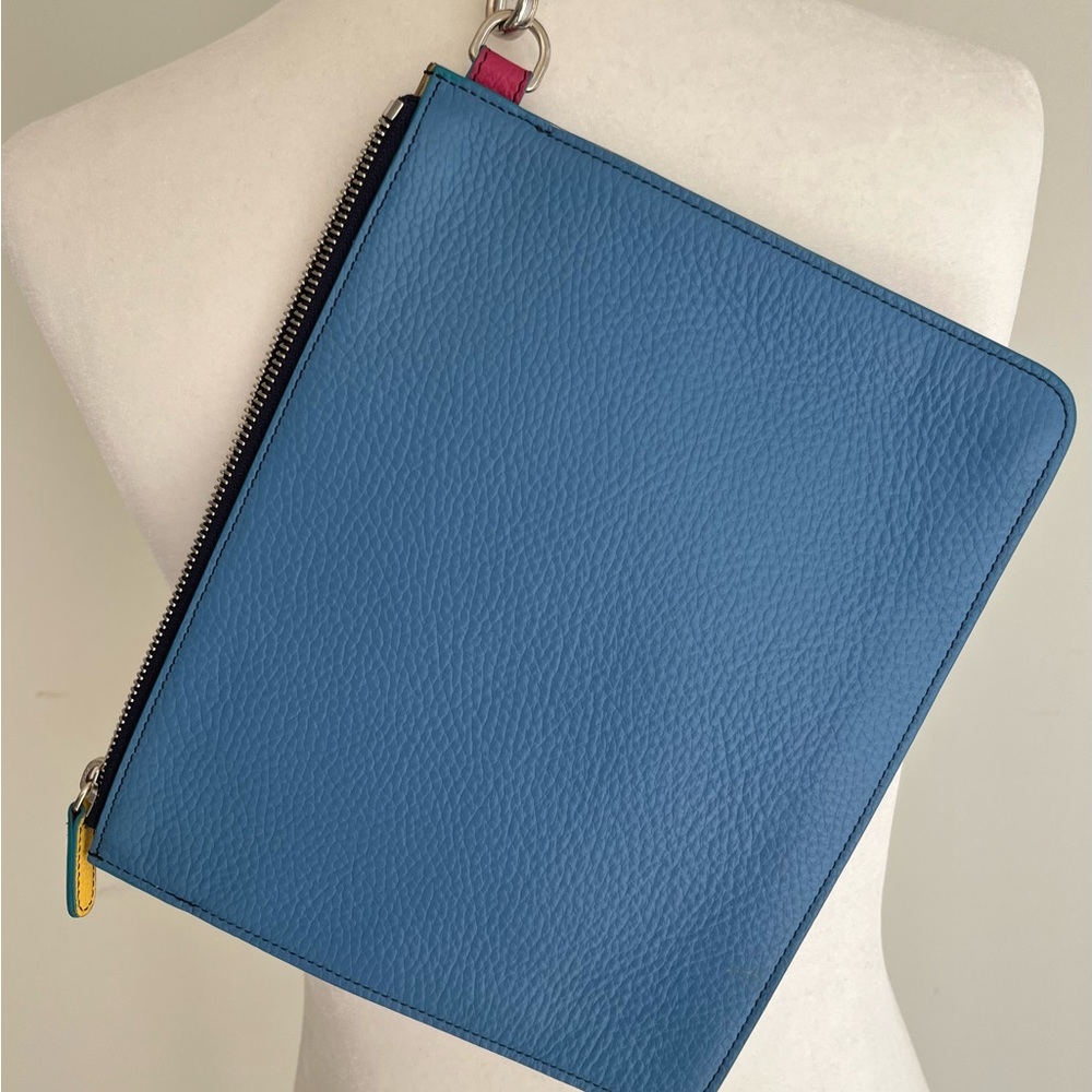 Never used Creatures of Comfort clutch wristlet, pebble leather. Made in Italy